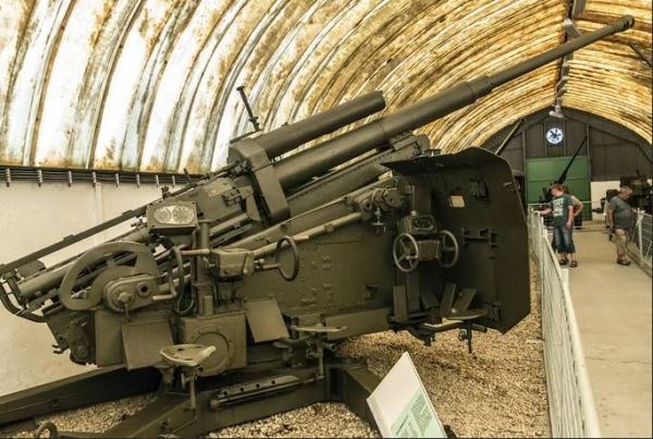 Использование трофейных немецких 88-мм зенитных орудий