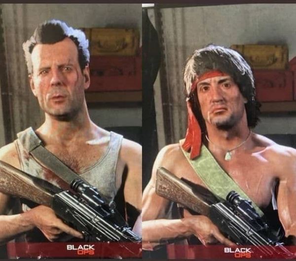 Рэмбо и Джон Макклейн не похожи сами на себя в Call of Duty - первый взгляд на героев